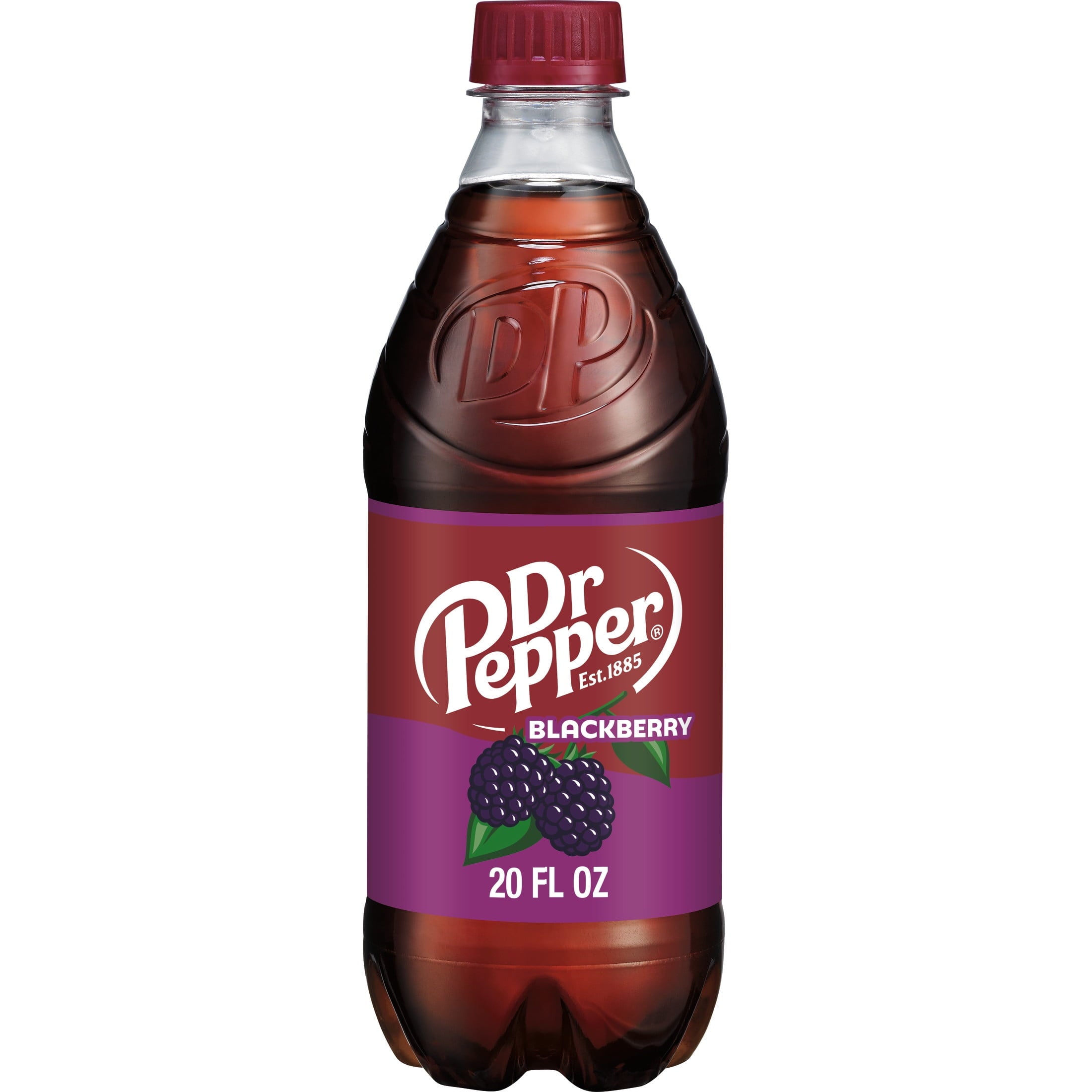 Dr Pepper Blackberry Soda, 20 fl oz Bottle