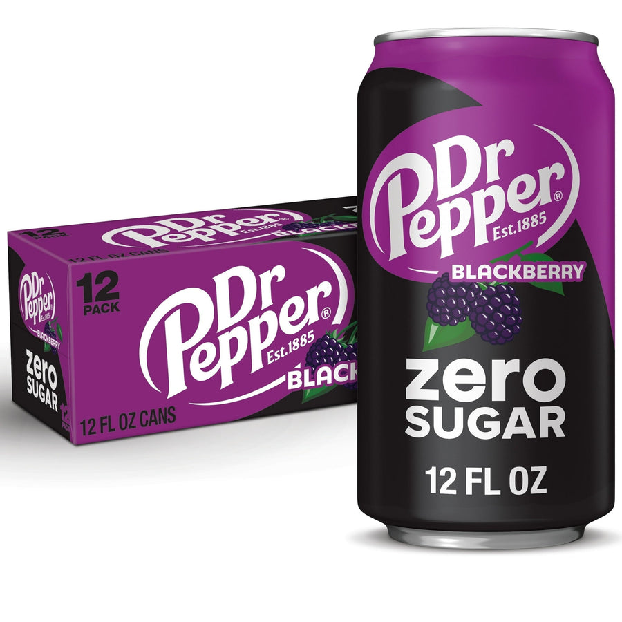 Dr Pepper Blackberry Zero Sugar Soda C9